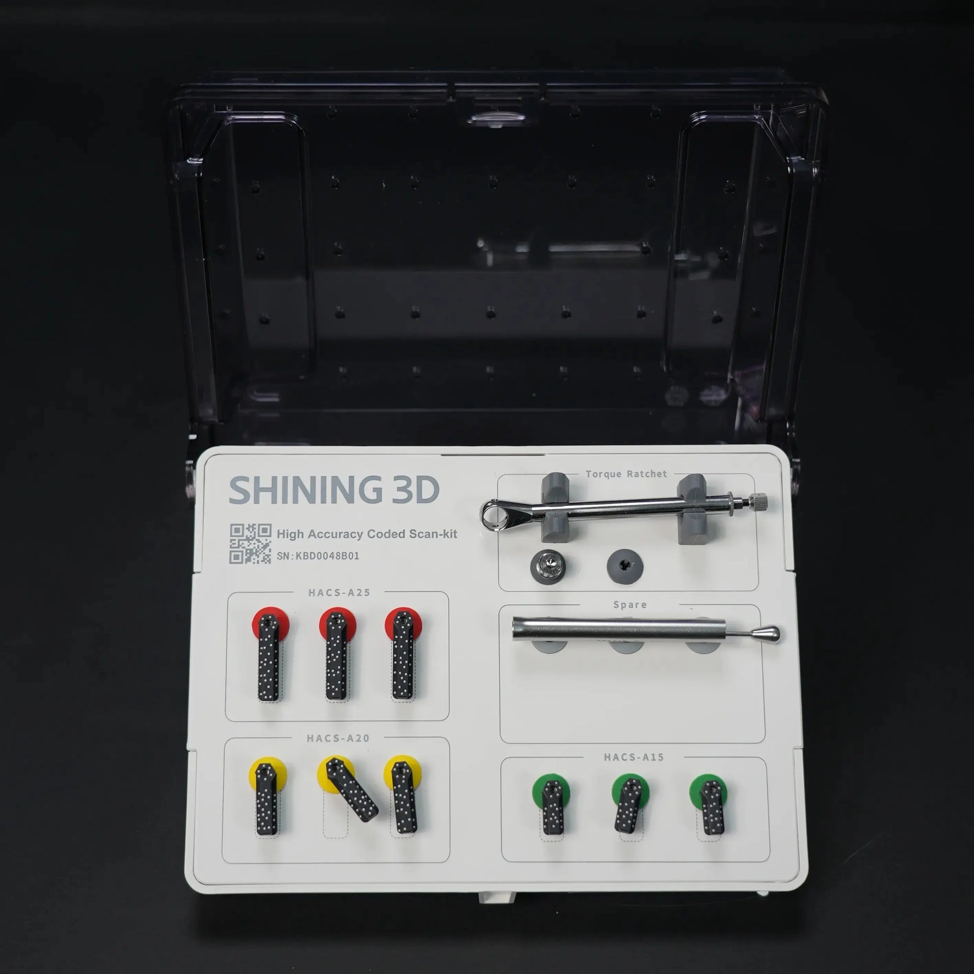 High Accuracy Coded Scanbody B Set (Torque Wrench and Screwdriver included) Shining 3D Technology Inc.