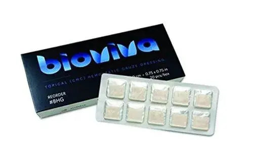 Bioviva Soluble Hemostatic Gauze 20/box (BHG) Bioviva