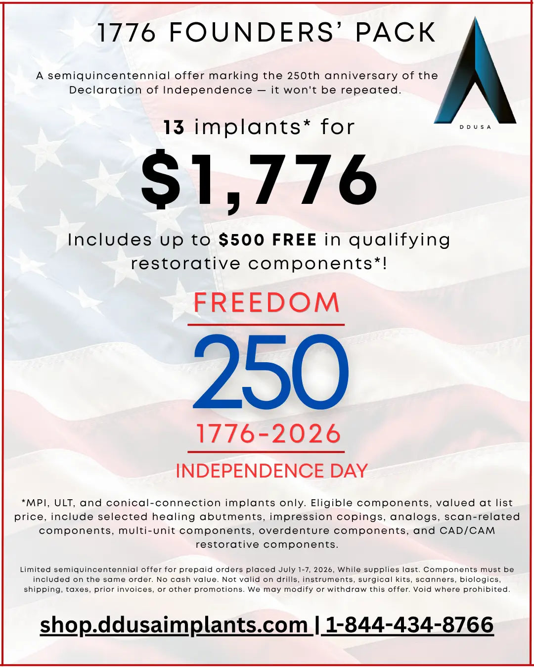 1776 Founders' Pack Ditron Dental Ltd.