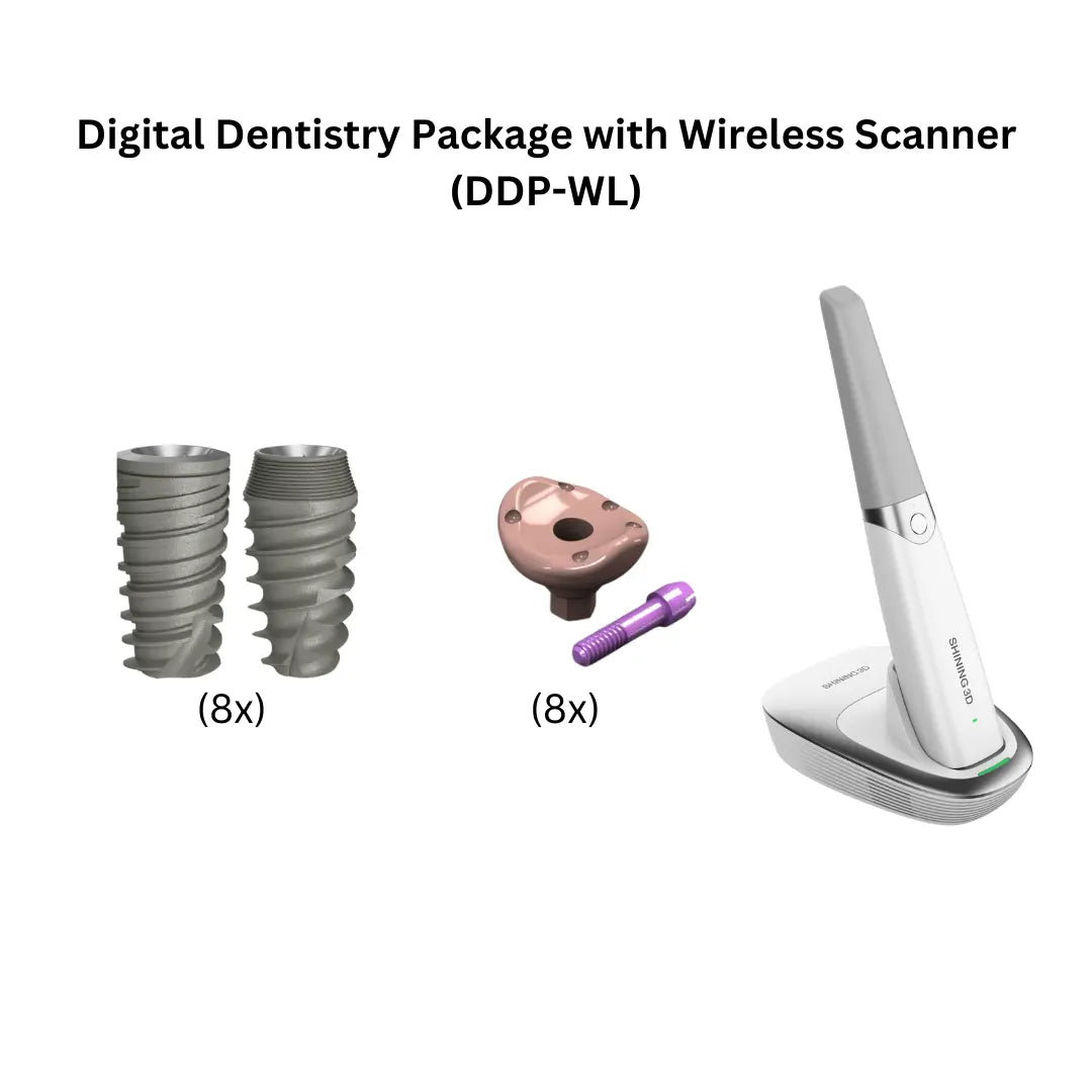 Digital Dentistry Package with Wireless Oral Scanner Shining 3D Technology Inc.