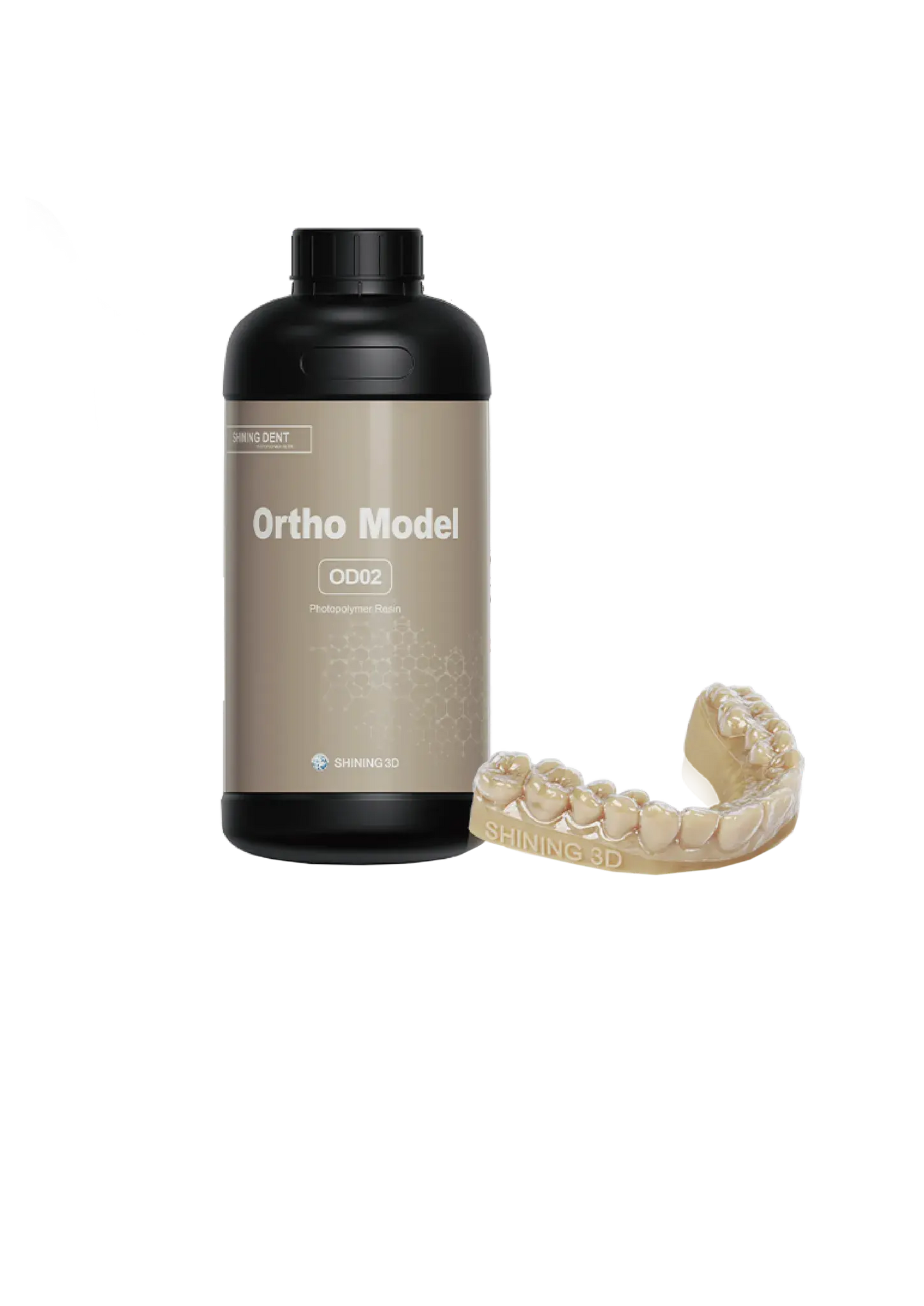 OD02 Ortho Model Photopolymer Resin Shining 3D Technology Inc.