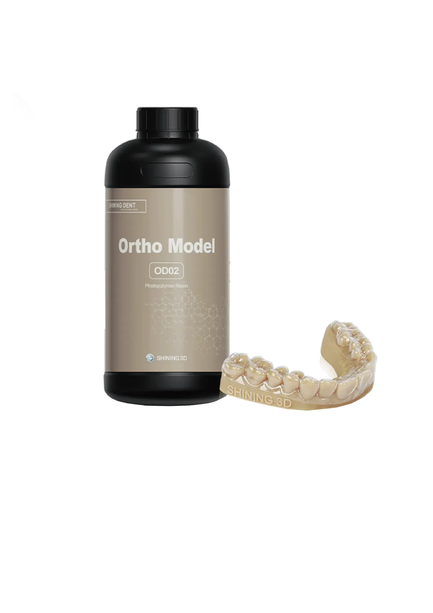 OD02 Ortho Model Photopolymer Resin Shining 3D Technology Inc.