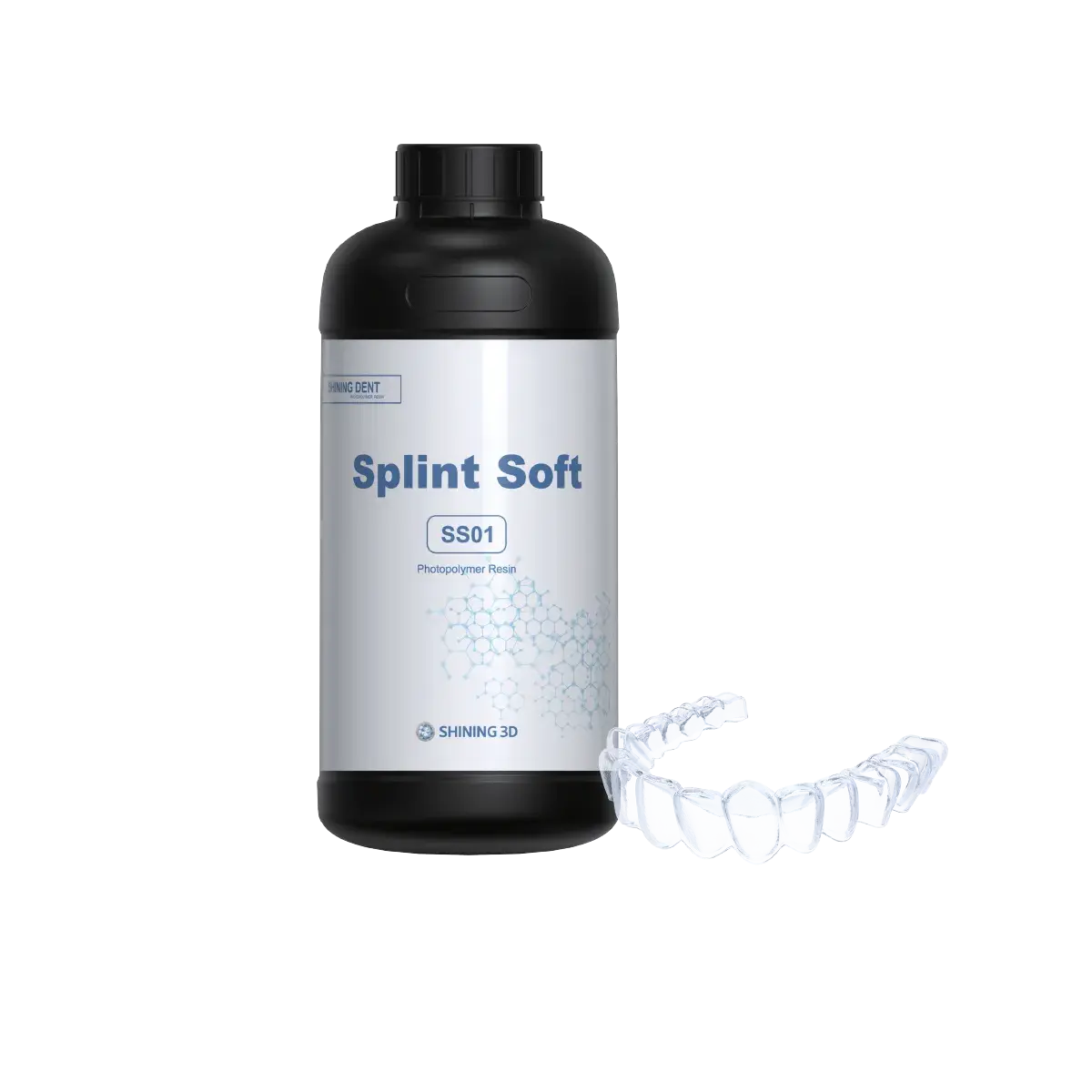 SS01 Splint Soft Photopolymer Resin Shining 3D Technology Inc.