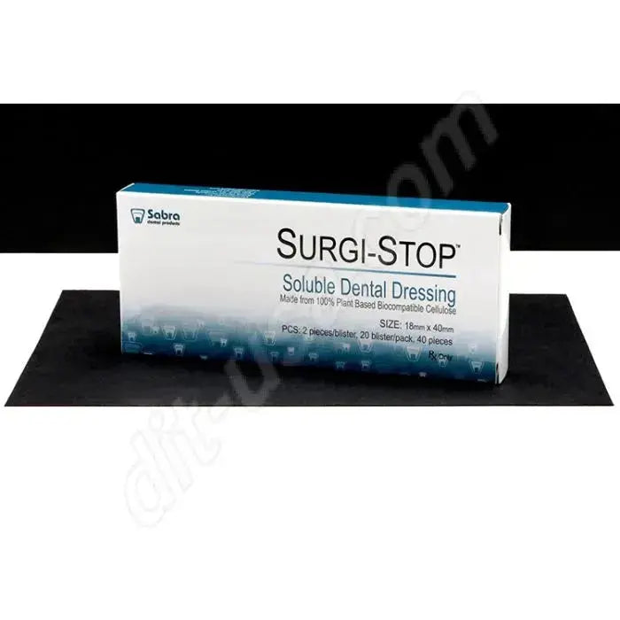 SurgiStop soluble hemostatic gauze 20 blister packs of 2/40 each Sabra