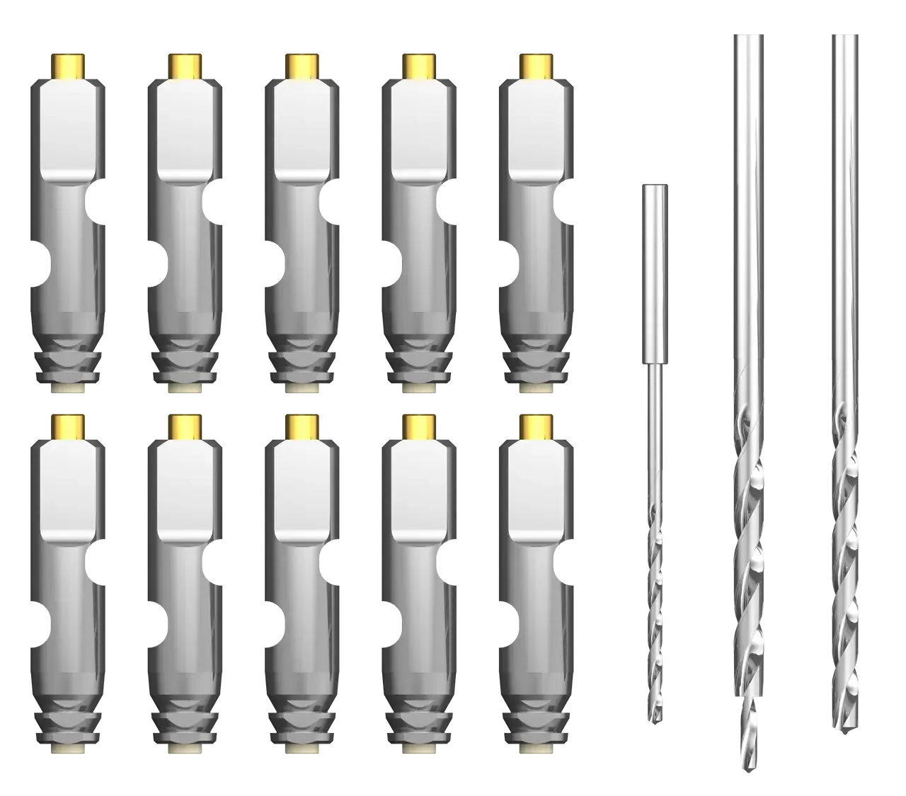 10 Pack Separable Fasteners drill kit included SmartOnX