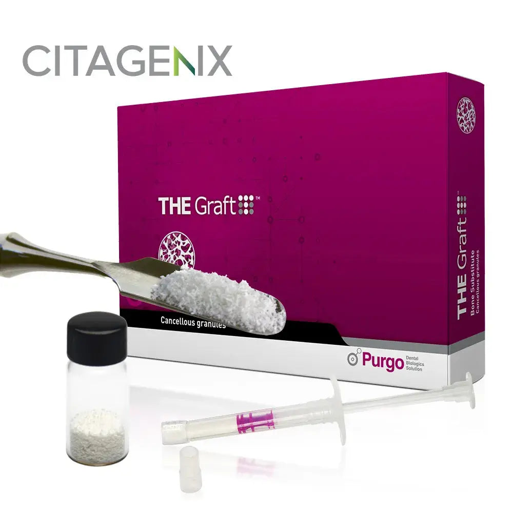 The Graft Porcine Cancellous Bone in 0.25-1mm syringe Citagenix